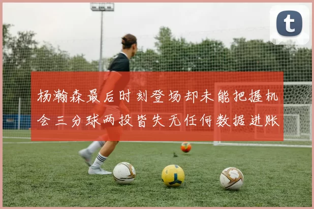 杨瀚森最后时刻登场却未能把握机会三分球两投皆失无任何数据进账
